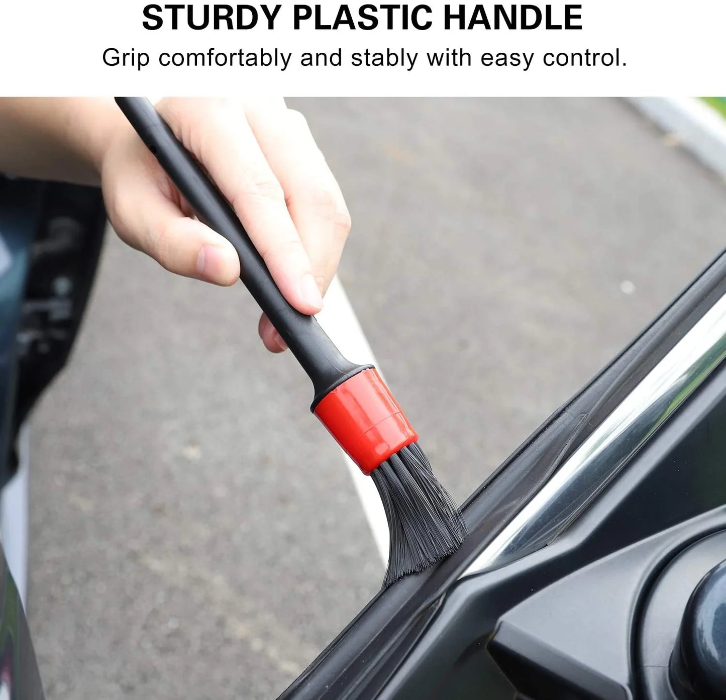 Car Detailing Brush For Cleaning Dashboard, Interior, Exterior 5 Pcs Set