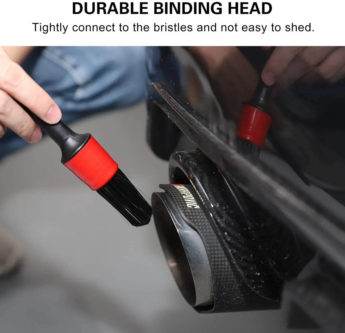 Car Detailing Brush For Cleaning Dashboard, Interior, Exterior 5 Pcs Set